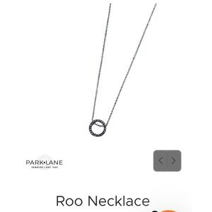 Park Lane Hematite ROO Necklace Gorgeous CZ SIMPLY STATED Circle Of Life Gift
